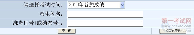 2010ṤߣʦԳɼѯ