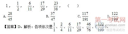 2011年国家公务员考试行测命题特点预测