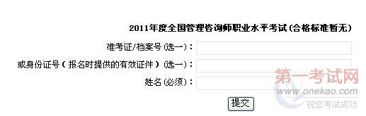 �Ϻ���2011�������ѯʦ���Գɼ���ѯ���