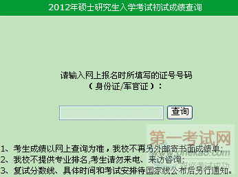 йýѧ2012꿼гԳɼѯ