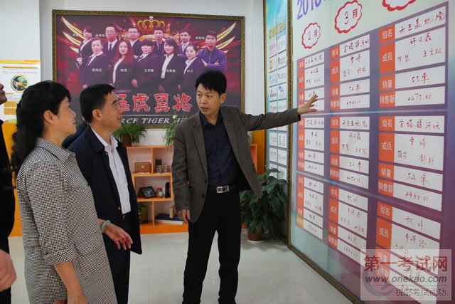 夏主任一行参观学院电子商务创业实训基地